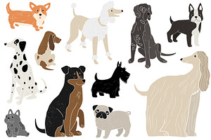 Friends: 23 Different Dog Breeds