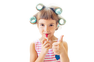little fashion-girl. girl does her, a Person Photo by yanadjana