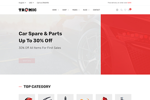 Car Accessories Shop HTML Template