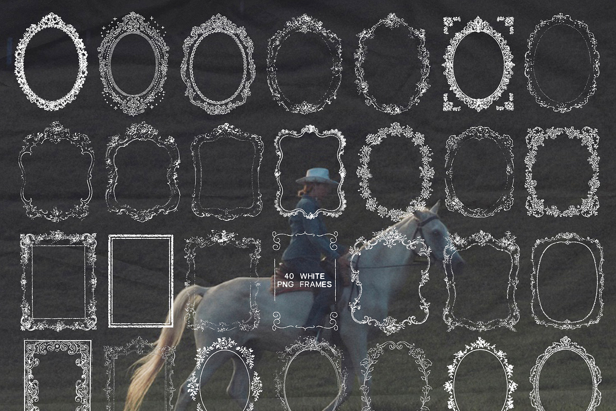 L’Atelier Vintage Ornamental Frames, an Object Graphic by lerinartstudio (Photo 10 of 11)