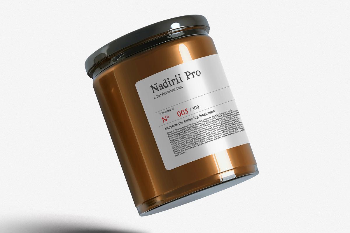 Nadirii Pro Greek, Cyrillic Font preview 3