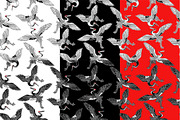 Japanese Cranes. Asian collection., a Pattern Graphic by Anastasia (Thumbnail 8 of 11)