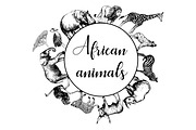 African Animals, an Animal Illustration by Ecaterina Sciuchina (Thumbnail 4 of 7)