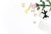Christmas styled stock photography containing desktop styled stock, a Holiday Photo by CarmenCreativeStudio (Thumbnail 2 of 2)