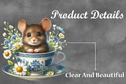 Watercolor Mouse In a Cup Clipart, a Seasonal Illustration by Craft Nest (Thumbnail 5 of 6)