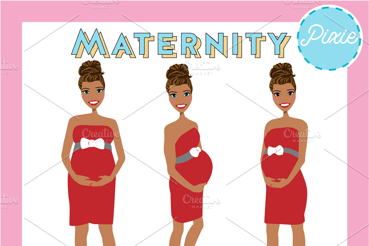 Maternity Pregnant Portrait Creator, a Person Illustration by Lauren Lesley Studio (Photo 32 of 45)