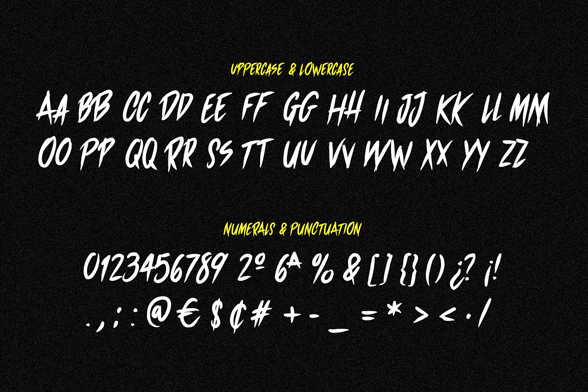 Serie B · 3 weights Brush Font preview 6
