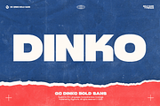 GC DINKO - Bold Sans, a Sans Serif Font by Glyphonic (Thumbnail 1 of 15)