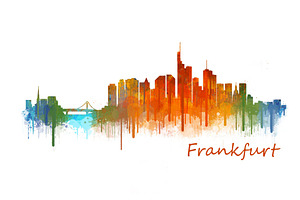 10x Files Pack Frankfurt Skylines