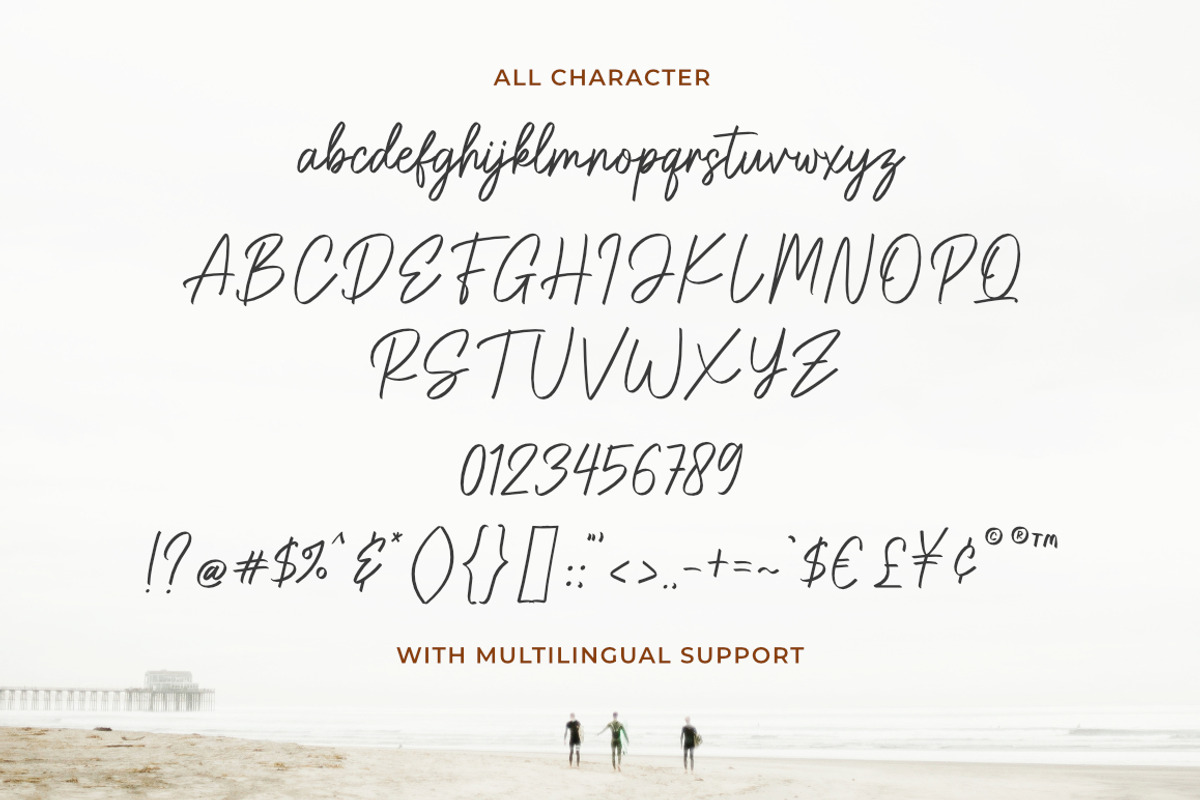 Gatteway Signature - Bold Script, a Handwritten Font by Bluestype Studio (Photo 10 of 11)