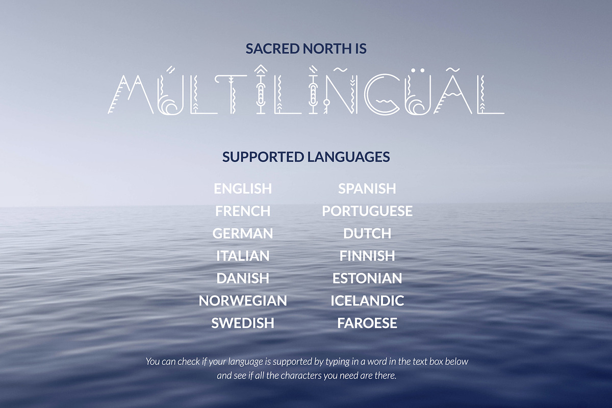 Sacred North Display Font + Extras, a Font by Jonas Stensgaard (Photo 10 of 15)