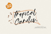 Tropical Garden, a Handwritten Font by Papermode Co. (Thumbnail 1 of 7)