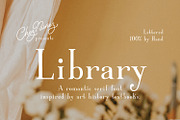 LIBRARY: Romantic & Vintage Serif, a Sans Serif Font by Chez Núñez (Thumbnail 1 of 5)