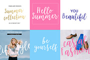 Marmelade Summer Handwritten Font, a Handwritten Font by BilberryCreates (Thumbnail 2 of 7)