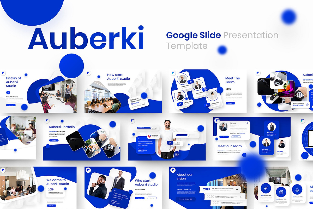 Auberki - Business Google Slide Temp, a Presentation Template by Dens Creative Studio (Photo 2 of 6)