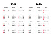 Calendar 2025, 2026 and 2032, an Illustration by Volyk (Thumbnail 5 of 6)