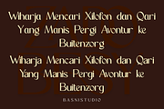 ZADOBESY Sans Serif Font, a Sans Serif Font by Basnistudio (Thumbnail 5 of 12)