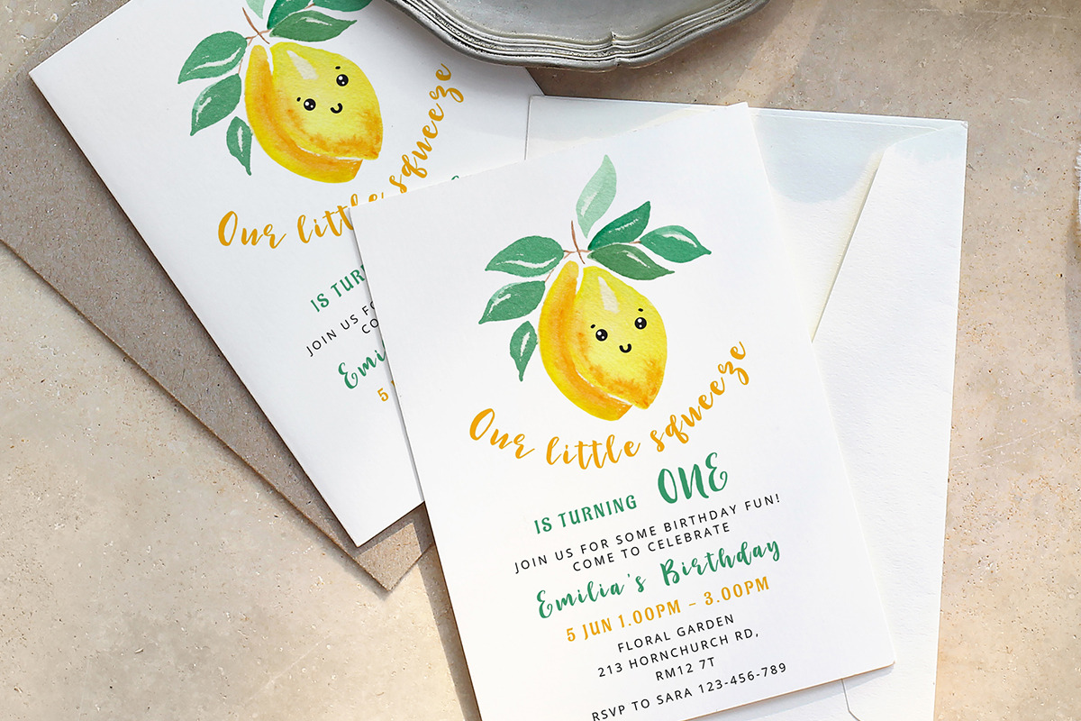 Watercolor lemons set, a Pattern Graphic by Jermolina Mockups (Photo 6 of 7)