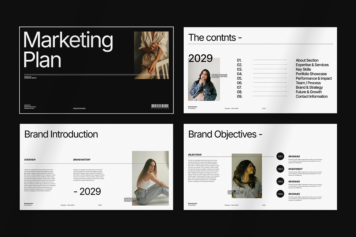 Marketing Plan Presentation Template, a Presentation Template by Oriofix (Photo 6 of 11)