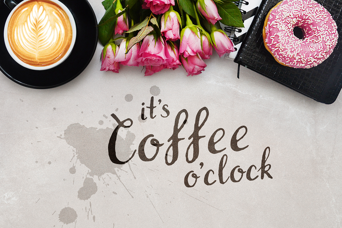 Nattilly Script font preview 4
