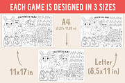 Easter egg hunt coloring placemats, an Education Illustration by Lexi Claus (Thumbnail 5 of 6)
