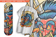 Watercolor Heroes & Demon Part 01, an Illustration by NStudio (Thumbnail 3 of 5)