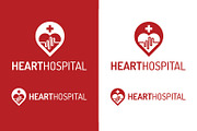 Heart Hospital Logo Template, a Branding & Logo Template by Dizaino-paslaugos (Thumbnail 3 of 3)