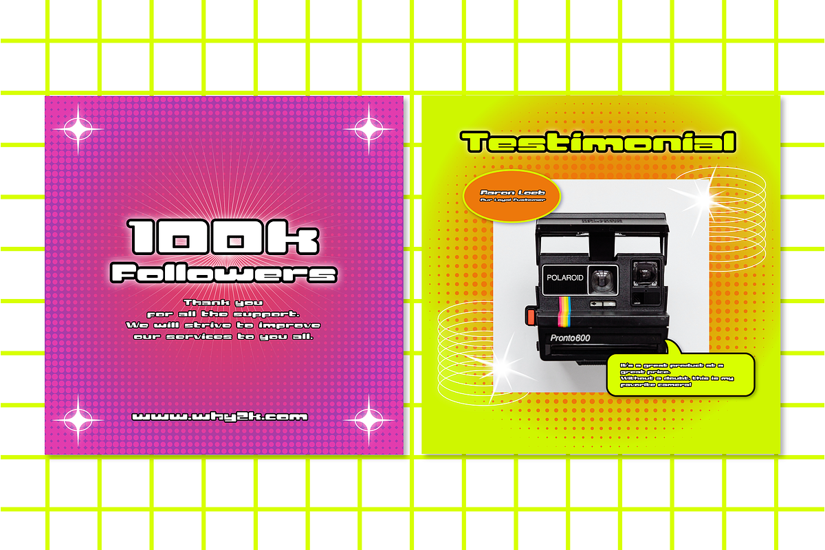 Why2K - Nostalgic 2000s Font, a Sans Serif Font by HipFonts (Photo 4 of 9)