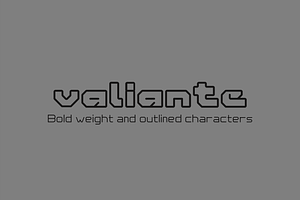 valiante font