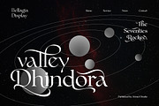 Bellagia Display - Variable Font, a Serif Font by Attract Studio (Thumbnail 6 of 15)