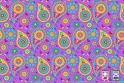 Seamless Purple-pink Paisley Pattern, a Pattern Graphic by MISS CHATZ (Thumbnail 1 of 3)