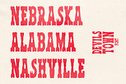 Devils Town | Vintage Horror Font, a Handwritten Font by Madeline ODonoghue Design (Thumbnail 3 of 11)