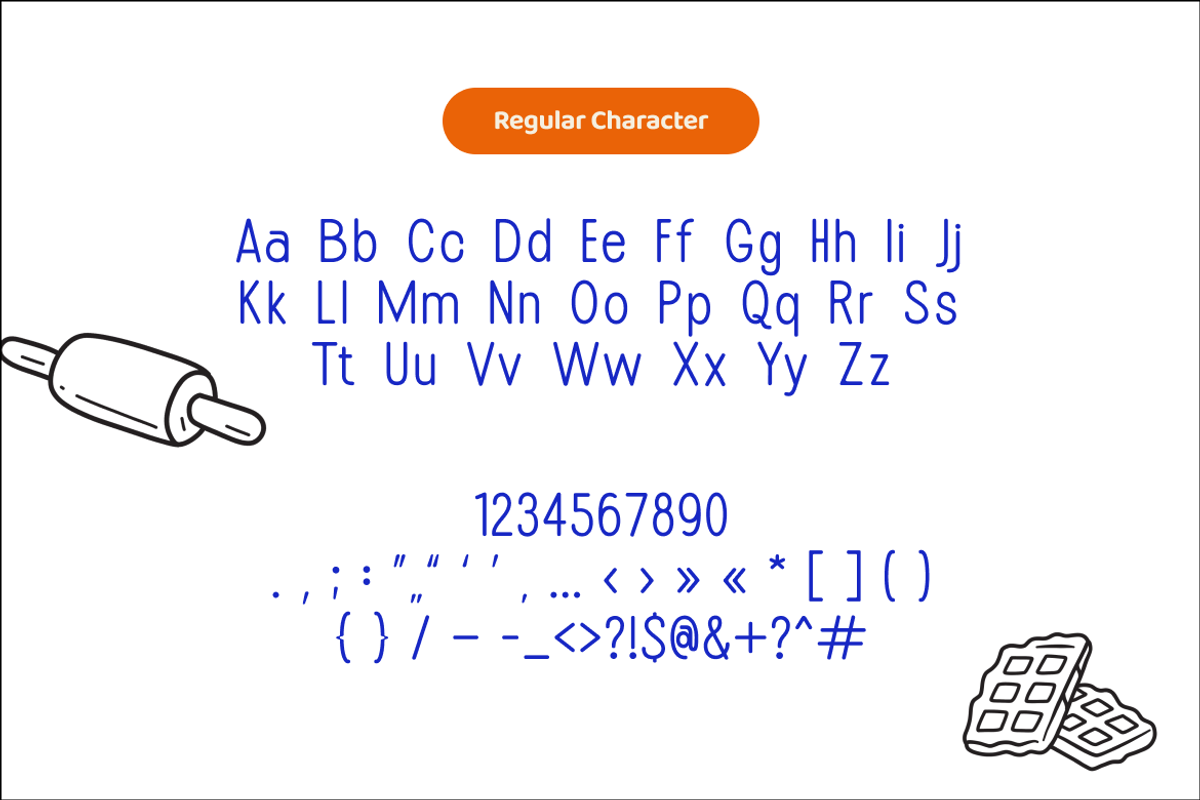 Munchy Cookie Handwritten Sans Font, a Sans Serif Font by Vadovastd (Photo 2 of 7)