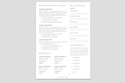 Resume Template + Cover Letter WORD, a Resume Template by PAPPERMINT RESUME STUDIO (Thumbnail 2 of 4)