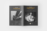 Annual Report Template I Canva, a Brochure Template by PixWork (Thumbnail 2 of 9)