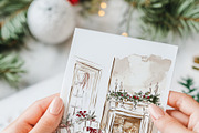 Merry & Bright Christmas Card Mockup, a Product Mockup by NikiArts (Thumbnail 9 of 17)