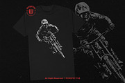 10 Bundle Dark Art Mountain Bike, an Illustration by Morspective (Thumbnail 2 of 7)