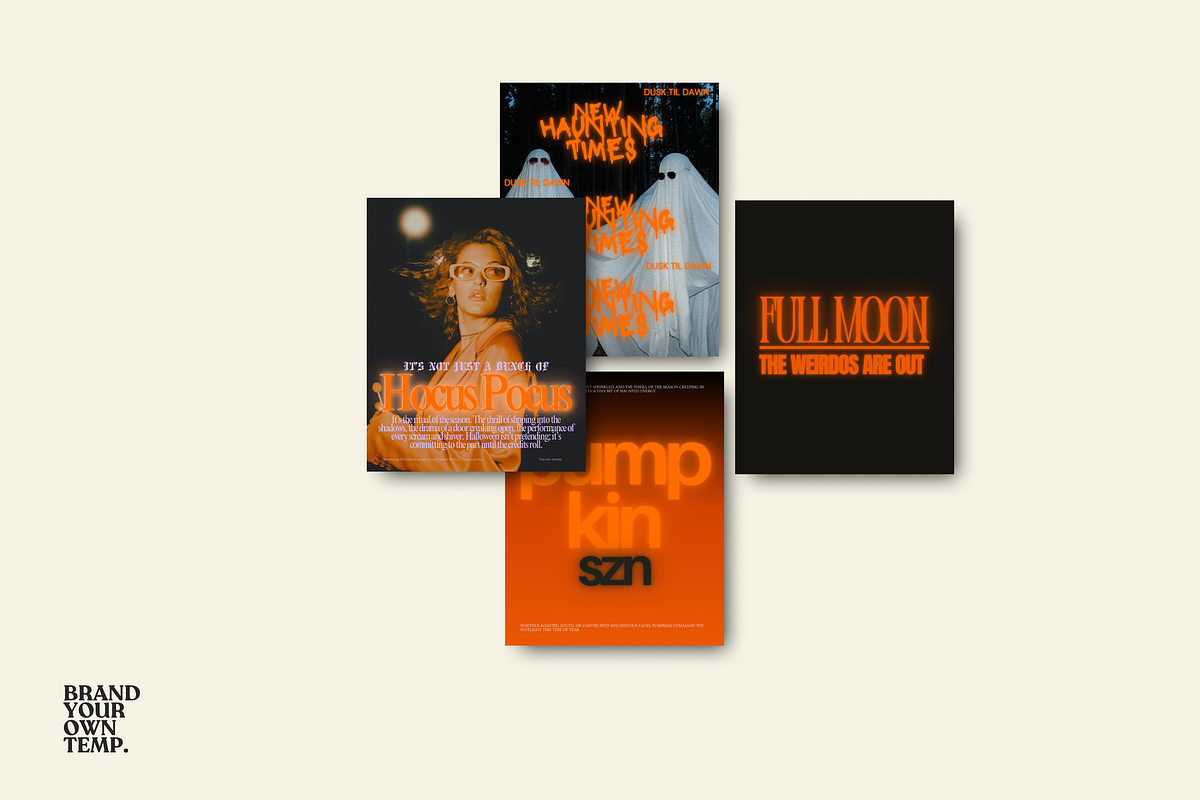 Halloween Canva Template Set 3, a Templates & Theme by BYOTstudios (Photo 7 of 12)