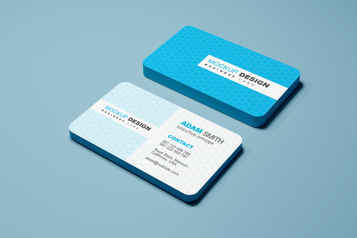Round Business Card Mockups, an Advertising Mockup by alimran24 (Photo 11 of 12)