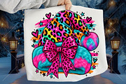 Santa Hat Bow PNG, Pink Christmas, a Seasonal Illustration by Canvas Craft (Thumbnail 1 of 6)
