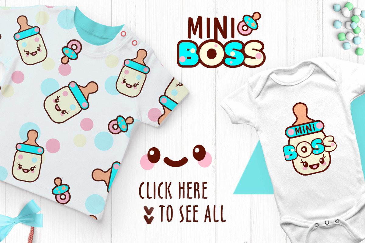 Collection of cute prints for boys, an Object Graphic by Kseniia Kuznetsova (Photo 2 of 5)