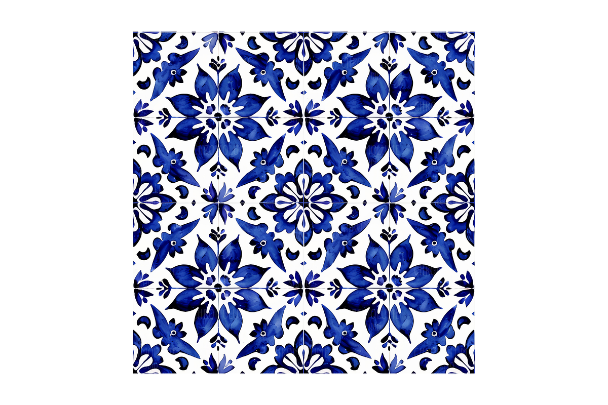 Sicilian Majolica Tile Patterns, a Pattern Graphic by Chromolume Studio (Photo 5 of 28)