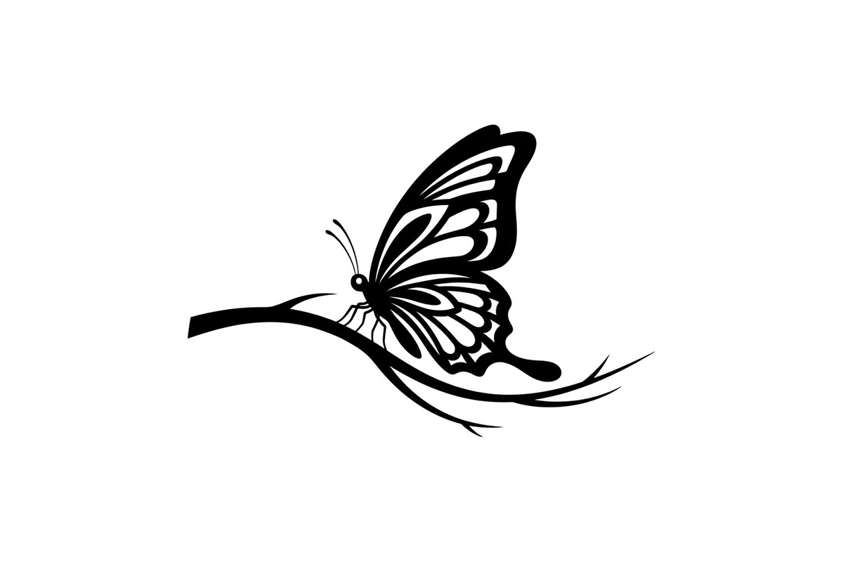 Butterfly Branch SVG Bundle, an Illustration by Creativeshirt (Photo 15 of 31)