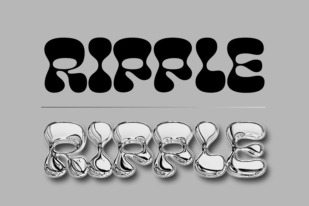 Chrome Liquid Metallic Text Effect, a Layer Style Add-On by studiogstock (Photo 2 of 2)