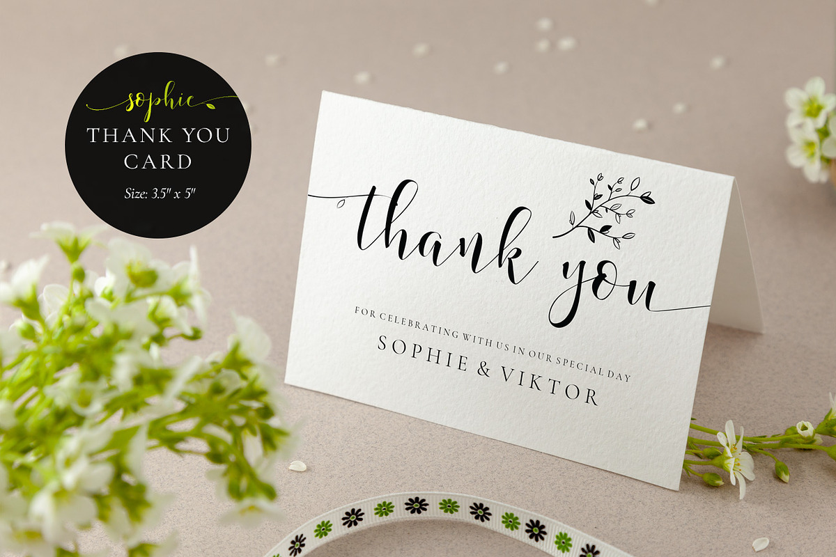 Wedding Invitation Suite, Sophie, an Invitation Template by Alice Bluefox (Photo 6 of 10)