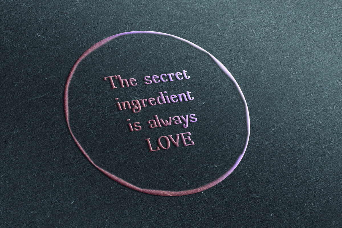 Hand written font. Cernes letters, a Serif Font by Volf Mockups (Photo 7 of 8)
