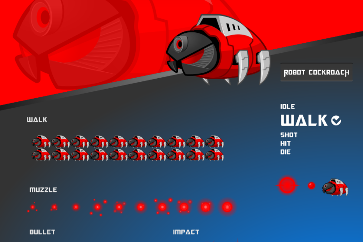 Robot Game Enemies Sprite Art Pack 2, a Graphic by ridjam (Photo 4 of 4)