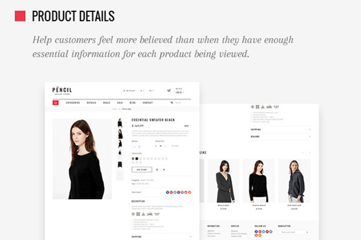 Pencil Shopify Theme, a Shopify Template by junoshopify (Photo 5 of 5)