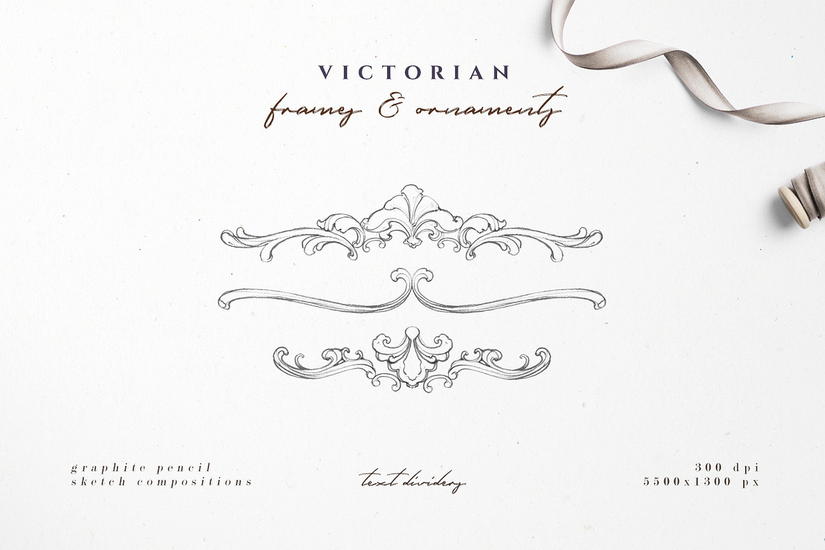 Victorian Frames & Ornaments, an Illustration by Aquarellina (Photo 17 of 27)