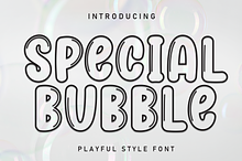 Special Bubble | Script Font